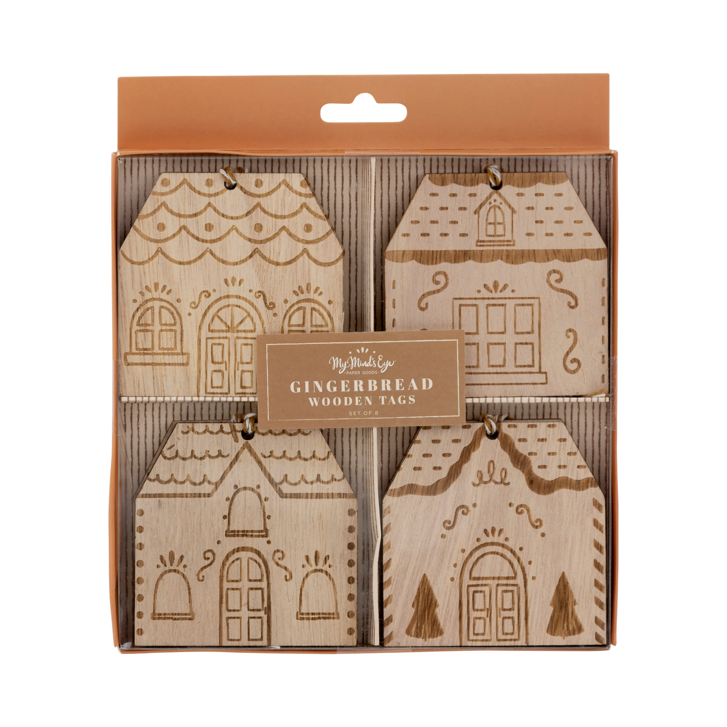 GINGERBREAD HOUSE WOOD TAGS