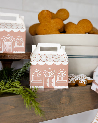 GINGERBREAD HOUSE GABLE TREAT BOXES