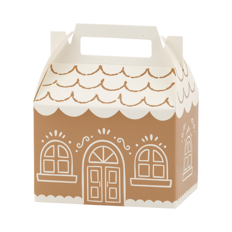 GINGERBREAD HOUSE GABLE TREAT BOXES