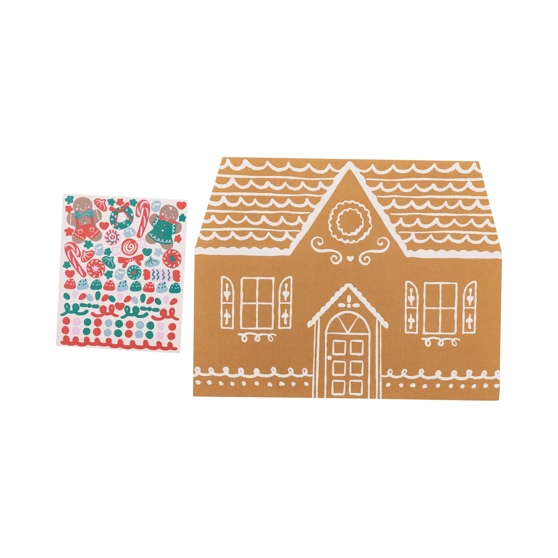 PRESALE: GBD1215 - Gingerbread Placemat with Stickers