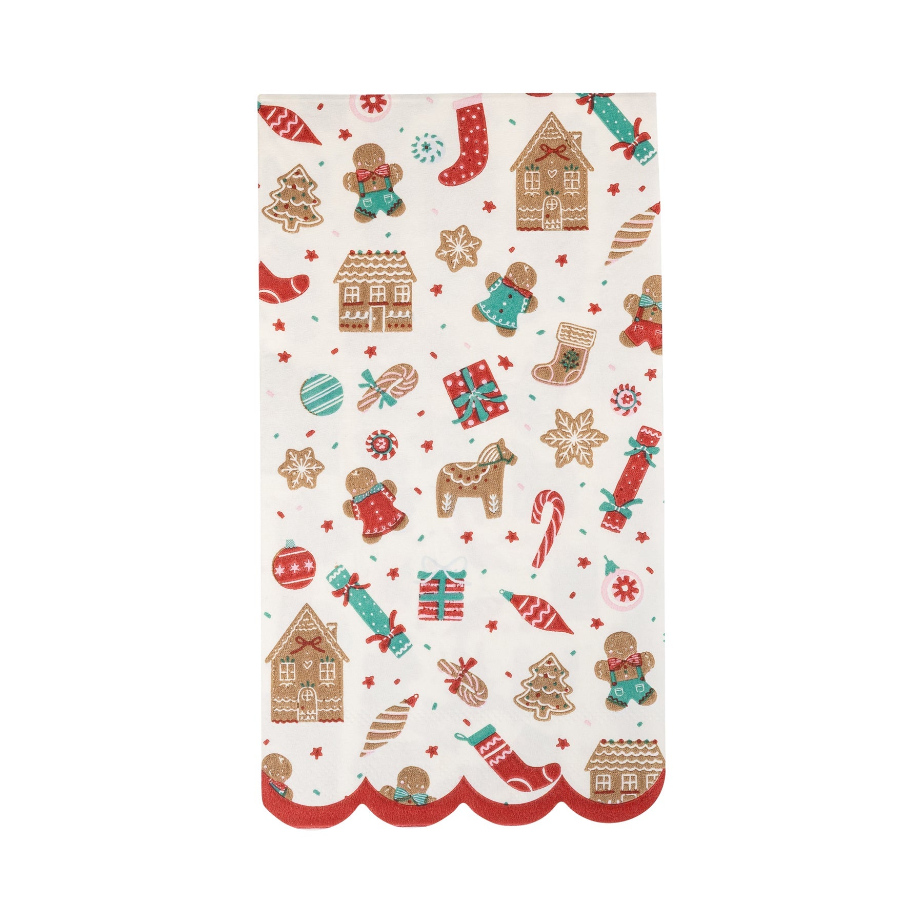PRESALE: GBD1238 - Gingerbread Pattern Dinner Napkin