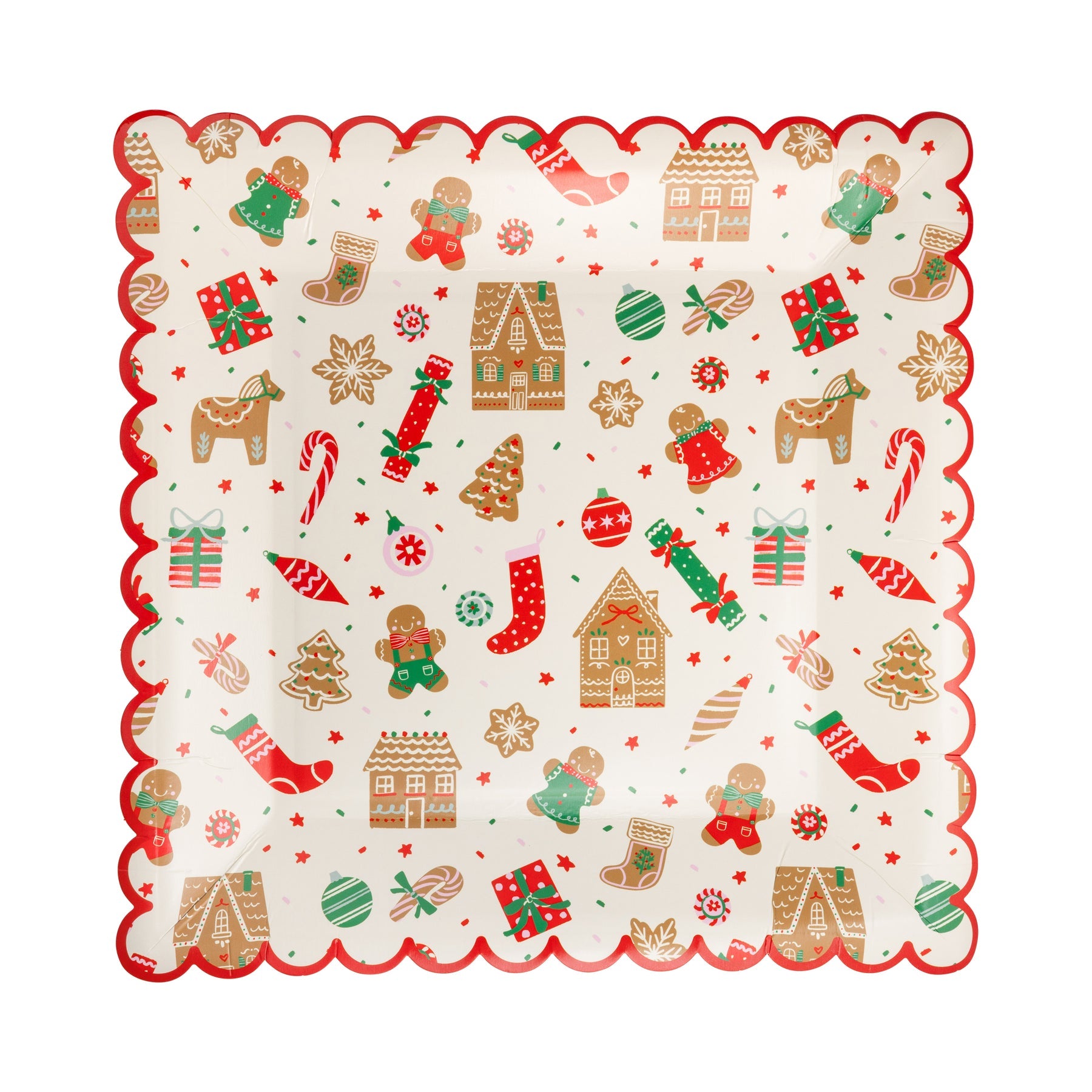 PRESALE: GBD1240 - Gingerbread Pattern Plate