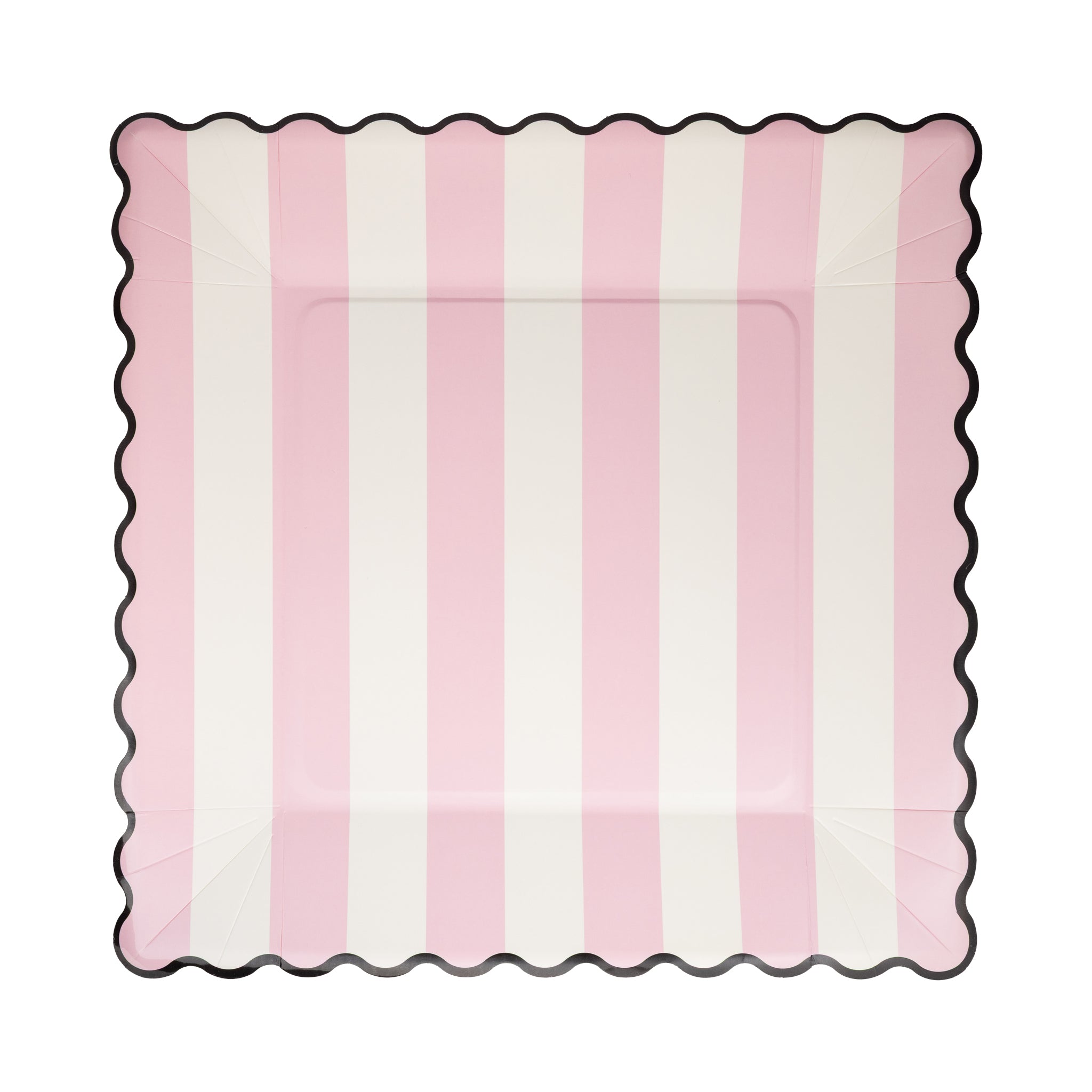 Presale: Wicked GREEN STRIPE PINK STRIPE 11" PLATE SET