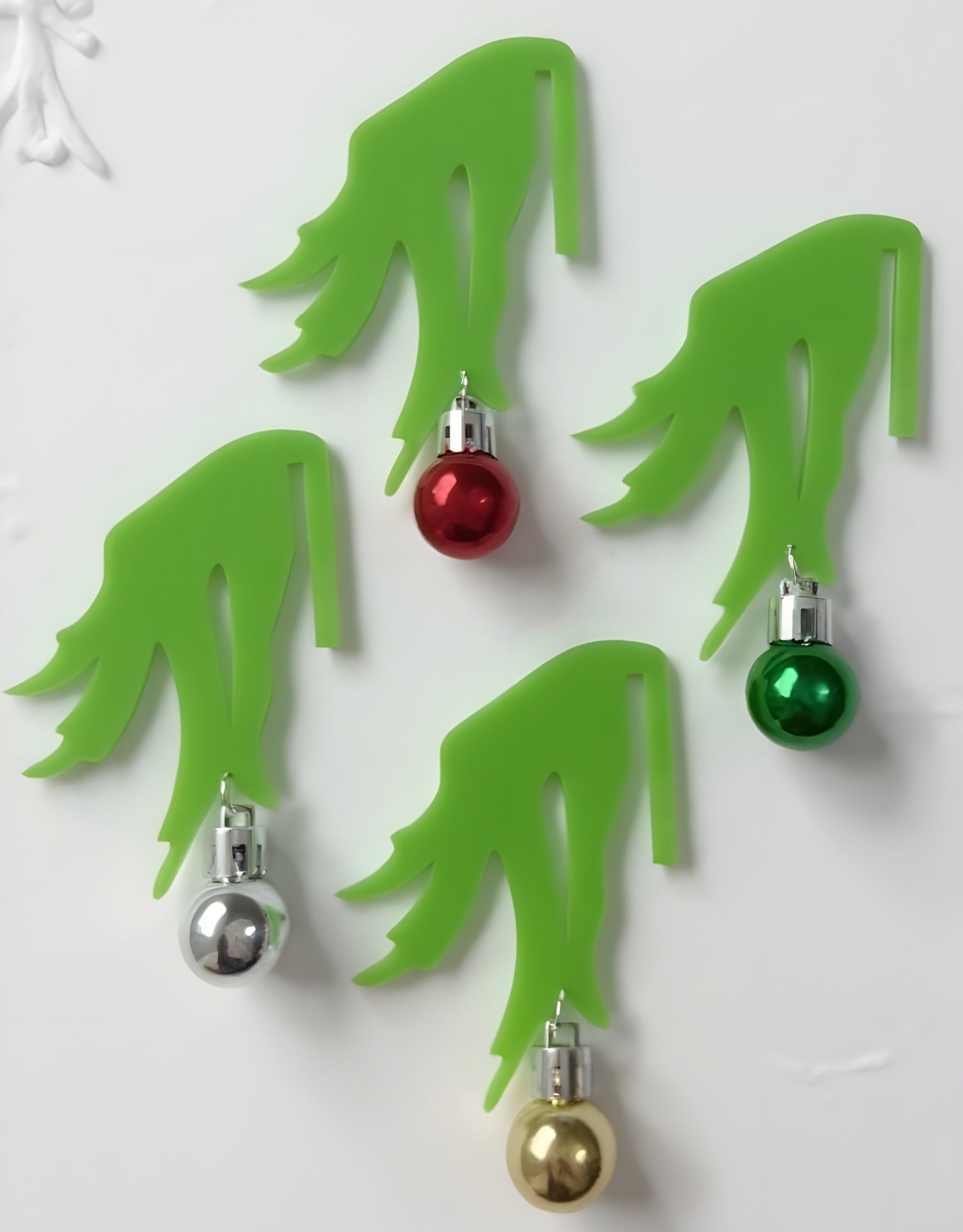 Grinch Inspired Drink Markers Set of 4