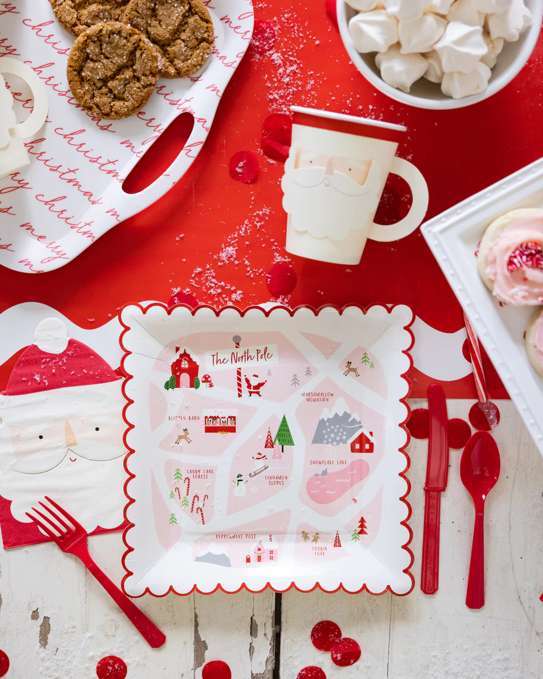 PRESALE SHIPPING MID OCTOBER - BEC1012 - BELIEVE SANTA FACE WITH HANDLE PAPER PARTY CUP