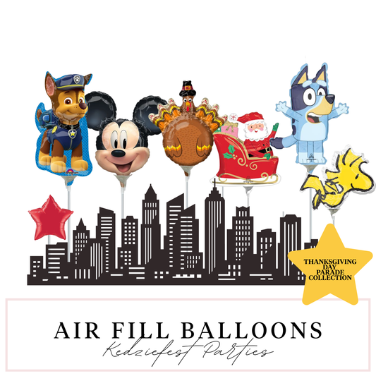Air Fill Balloons (READ DESCRIPTION) - Kedziefest Thanksgiving Day Parade Collection