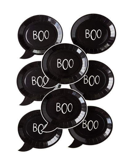 PREORDER: Frank & Mummy Boo! Shaped Paper Plate