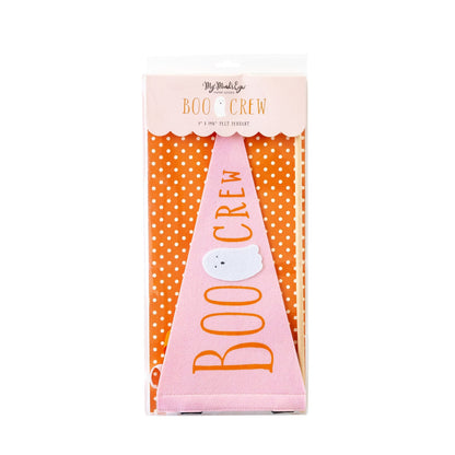 Boo Crew Felt Pennant