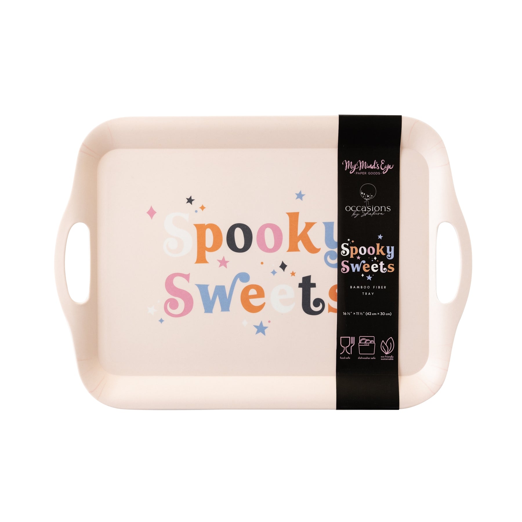 Occasions By Shakira - Spooky Sweets Reusable Bamboo Tray