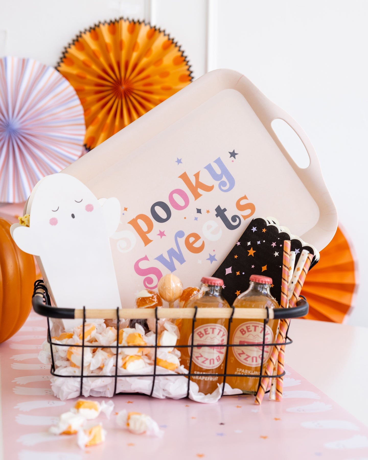 Occasions By Shakira - Spooky Sweets Starry Paper Dinner Napkin