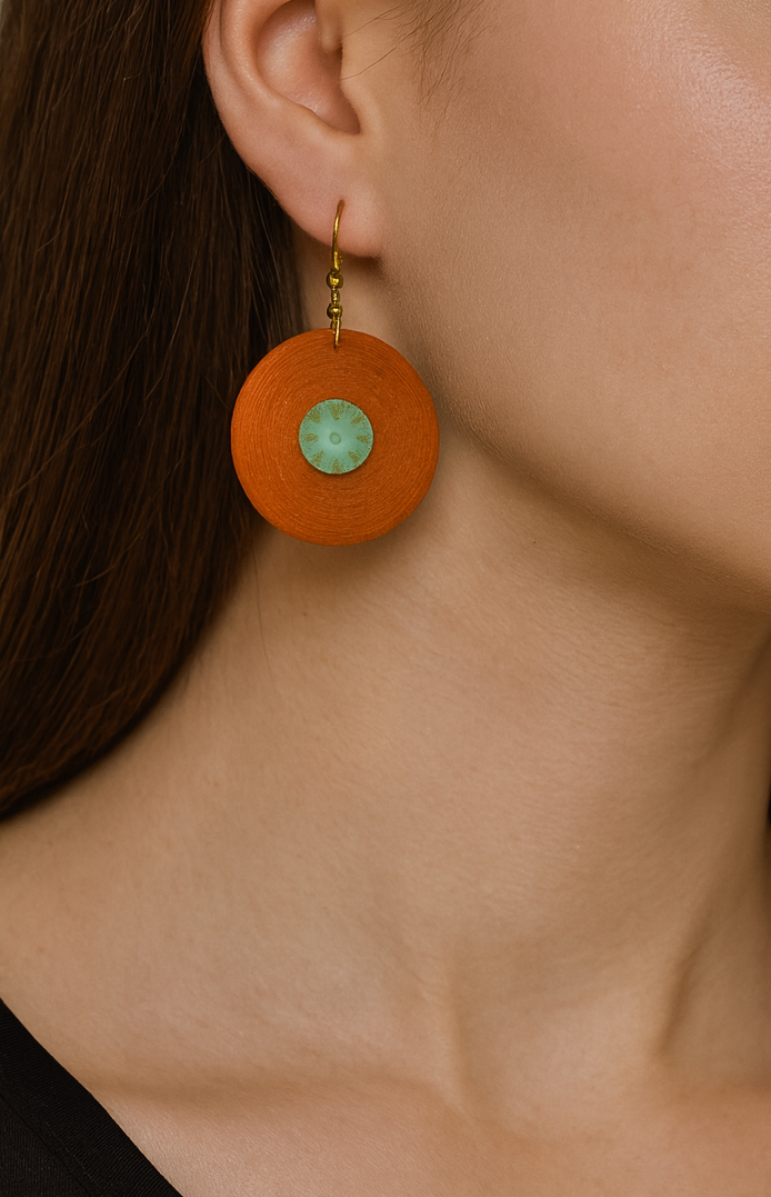 Showgirl Record Earrings