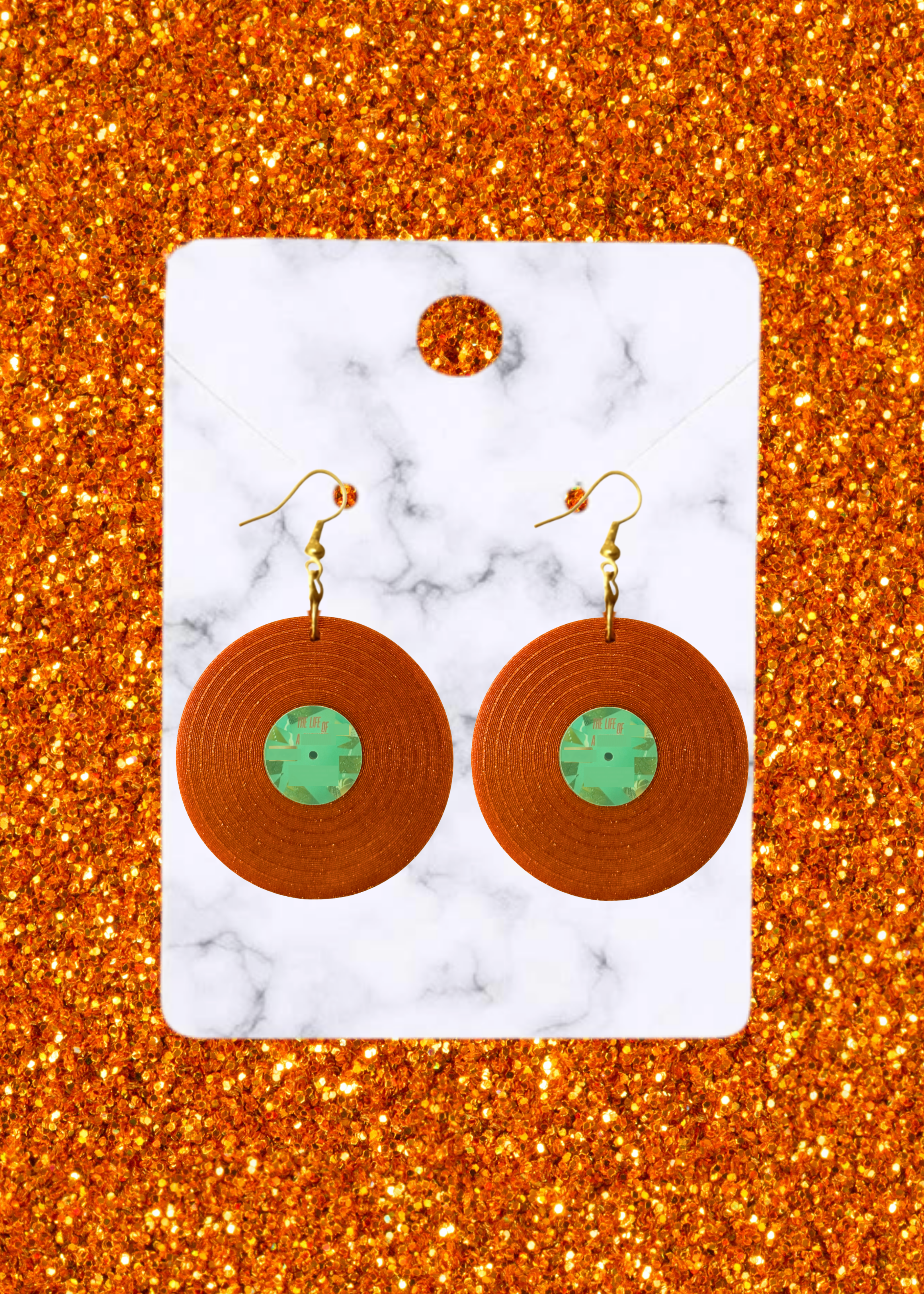 Showgirl Record Earrings