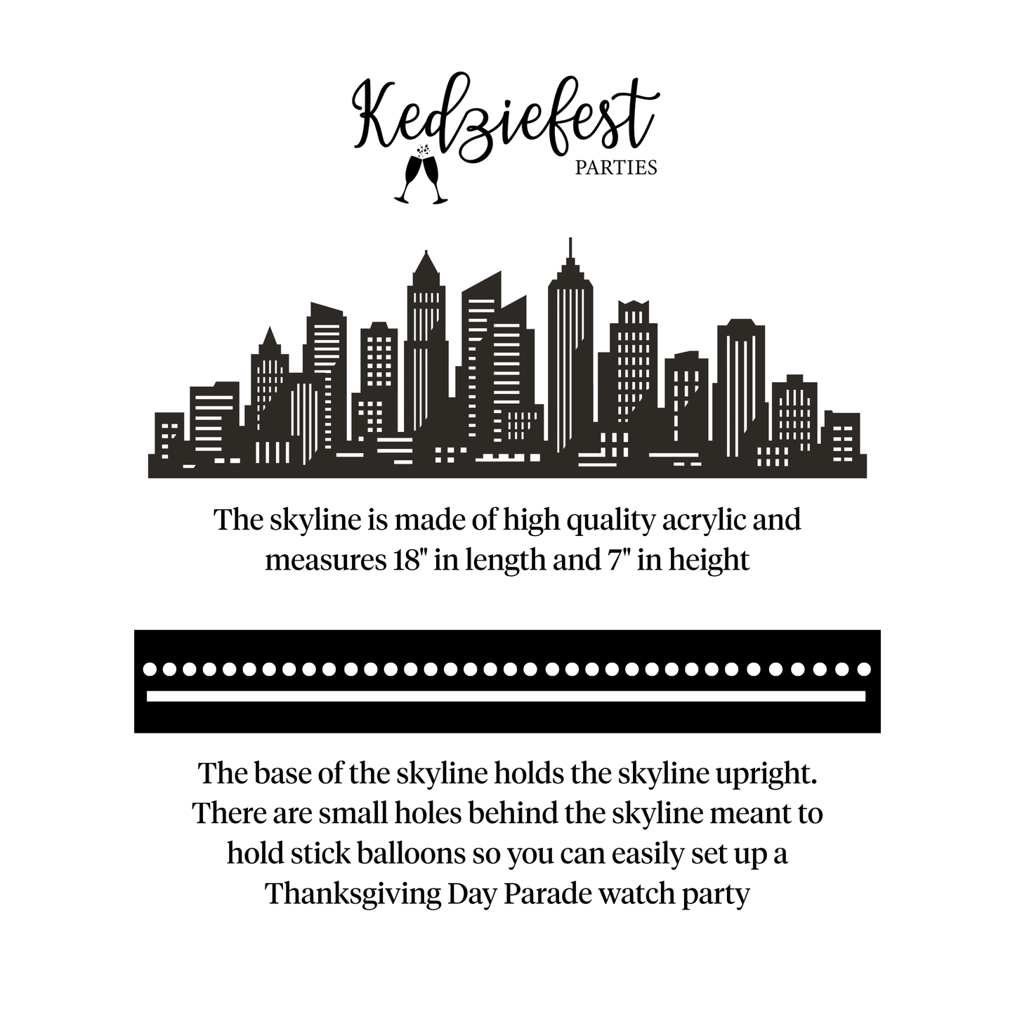 NYC Skyline - Kedziefest Thanksgiving Day Parade Collection