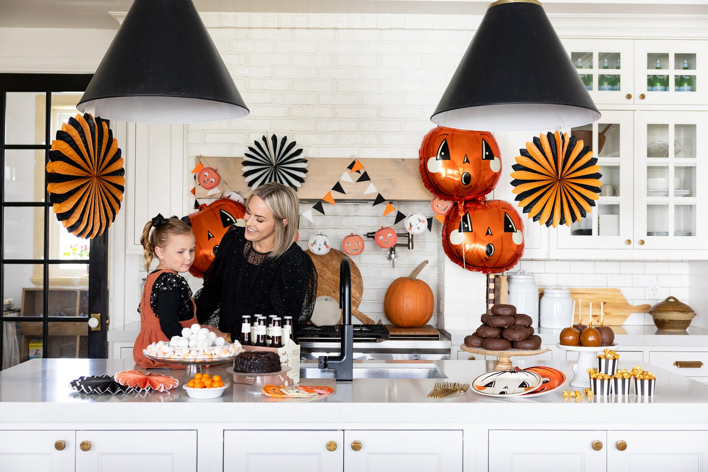 Vintage Halloween Pumpkin Mylar Balloon