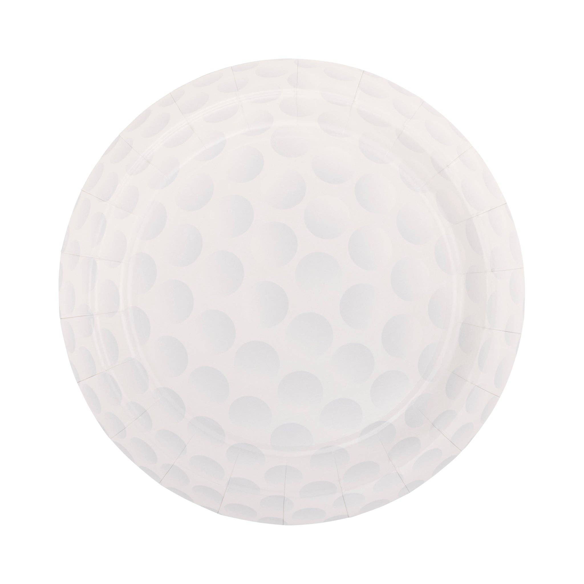 GLF1140 - Golf Ball Paper Plate