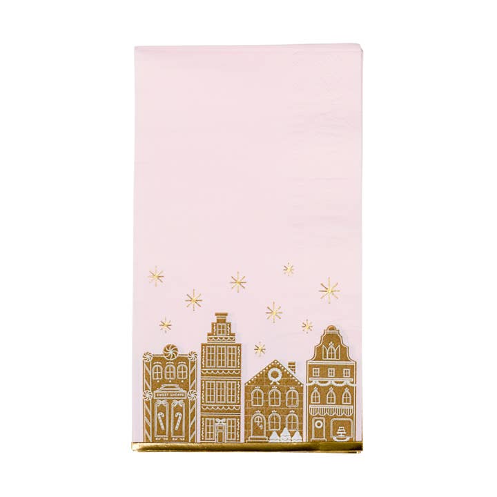 PRESALE: Pink Gingerbread Guest Towels