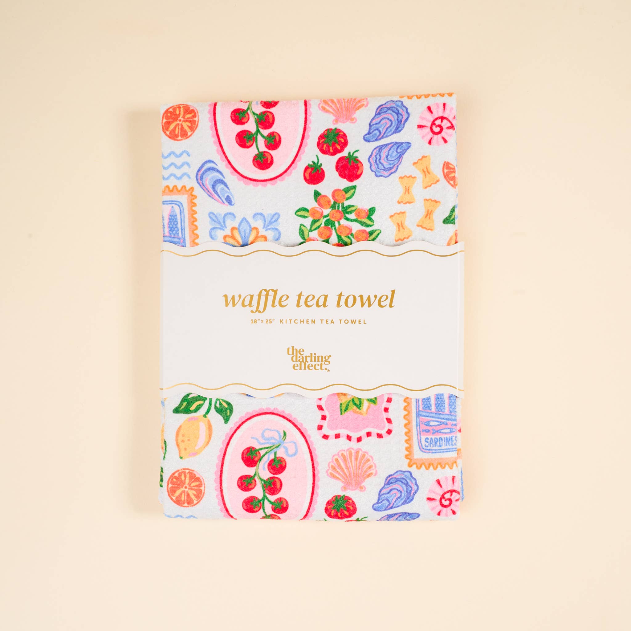 Waffle Tea Towel–Ciao Bella