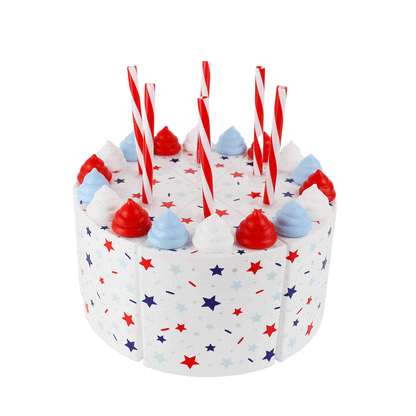 Slice Of Fun Patriotic Sipper Set of 6