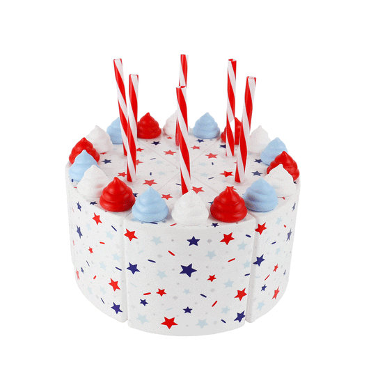Slice Of Fun Patriotic Sipper Set of 6