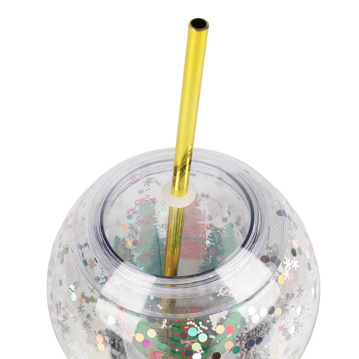 PRESALE: Let It Snow Globe Sipper Novelty Cup