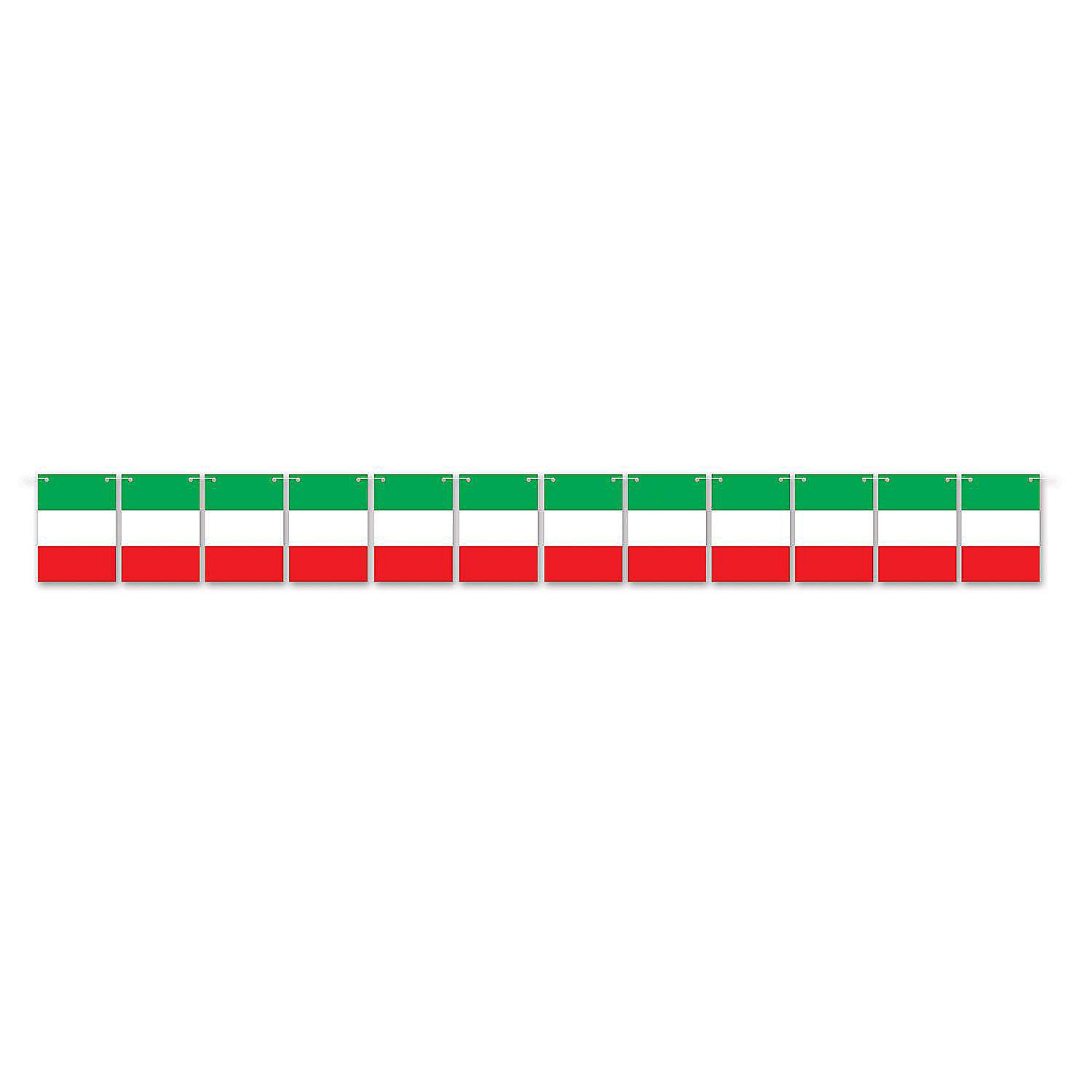 Italian Flag Streamer Banner