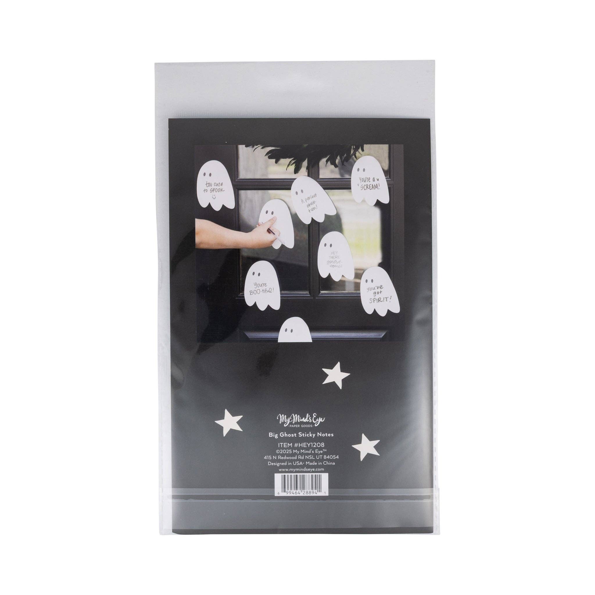 HEY1208 - Ghost Shaped Jumbo Sticky Notes