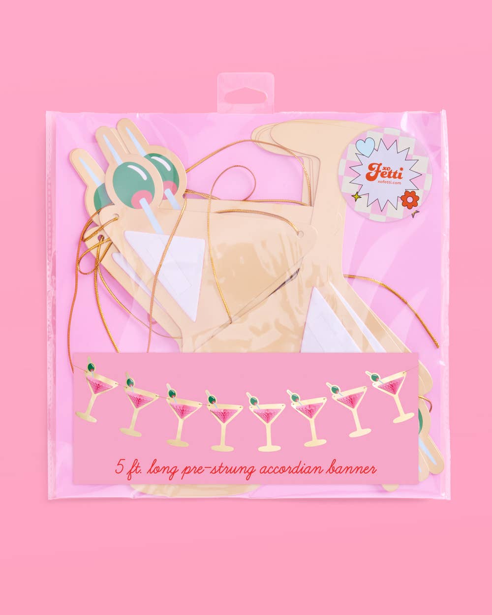 Martini Banner | Tini BIt 3D paper banner