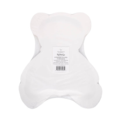 Occasions Beary Loved Teddy Bear Shaped Plate Set
