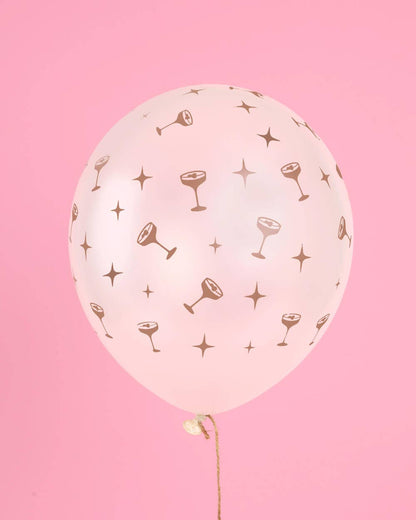 Espresso Martini Balloon Pack - 24 latex balloons, birthday, bachelorette