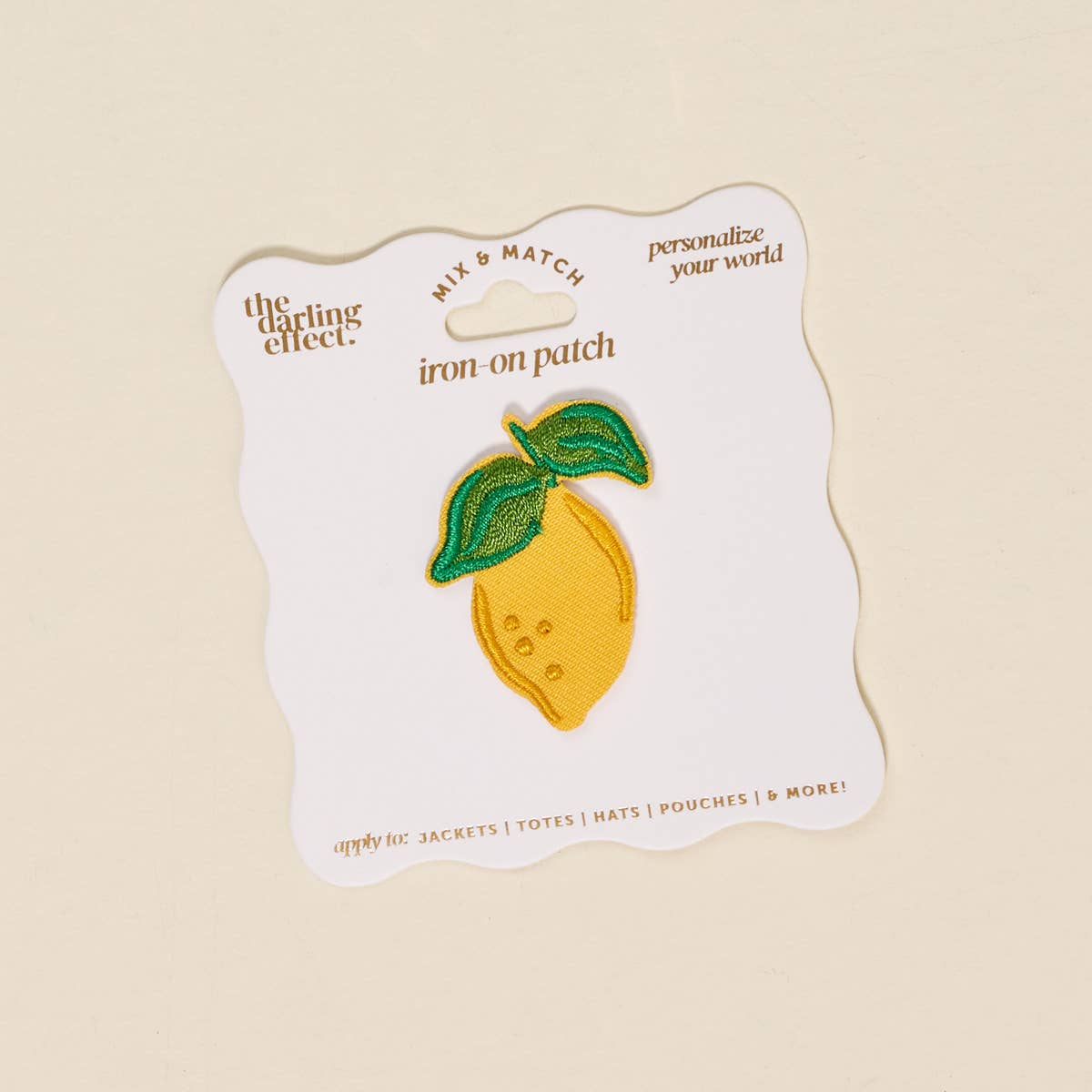Mix & Match Iron-On Patch–Lemon