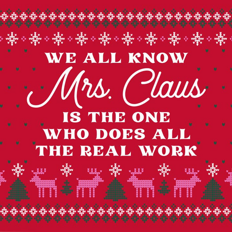 Christmas Cocktail Napkins | Mrs. Claus - 20ct