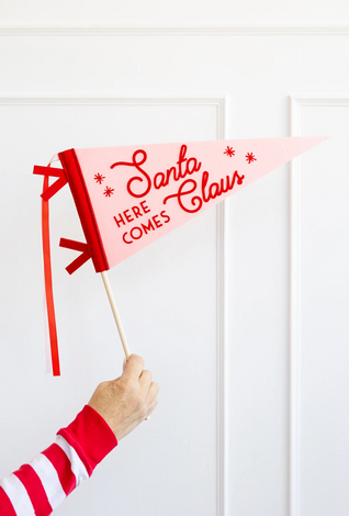 WHM1014 - WHIMSY SANTA FELT PENNANT BANNER