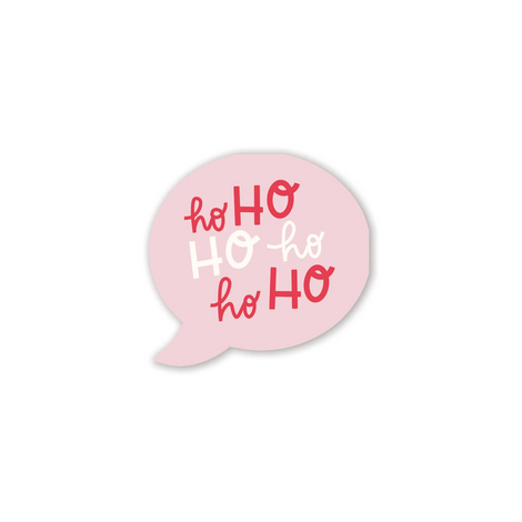 WHM1038 - WHIMSY SANTA HO HO HO SHAPED PAPER DINNER NAPKIN