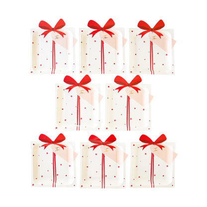 BEC1041 - BELIEVE PRESENT SHAPED PAPER PLATE