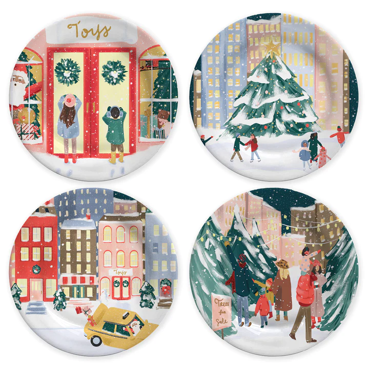 OCCASIONS BY SHAKIRA MELAMINE PLATES