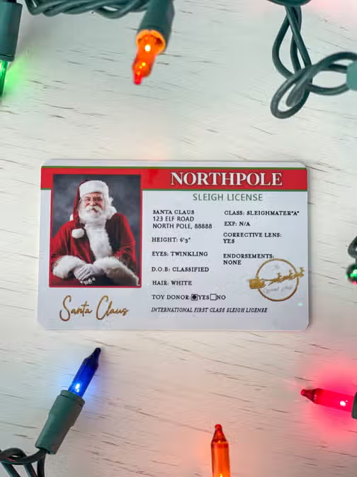 PREORDER: Santa Sleigh License