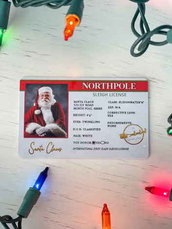 Santa Sleigh License