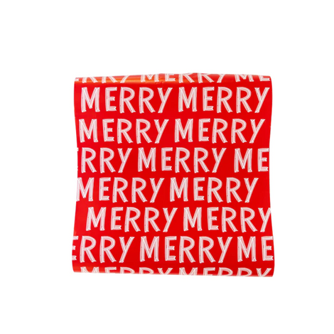 MER1020 - MERRY HOLIDAY PAPER TABLE RUNNER