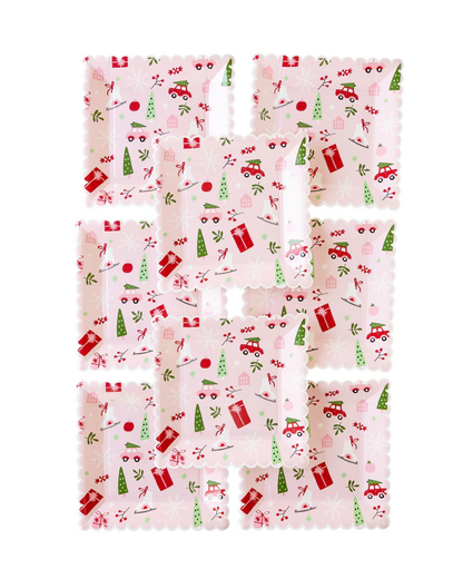 MER1041 - MERRY HOLIDAY ICONS PAPER PLATE