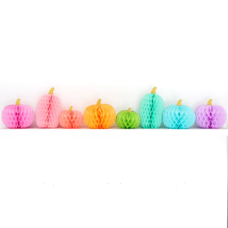 Presale: Honeycomb Paper Pumpkins For Fall and Halloween