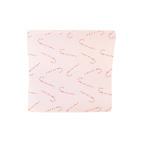 WHM1020 - WHIMSY SANTA CANDY CANE PAPER TABLE RUNNER