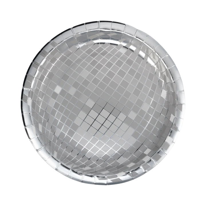 Silver Disco 9" Plate