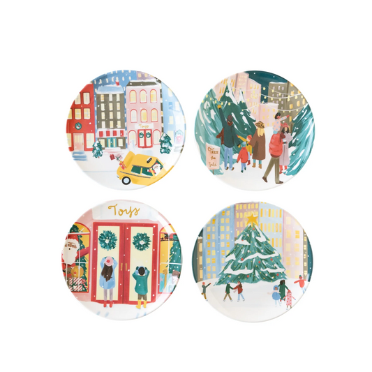 OCCASIONS BY SHAKIRA MELAMINE PLATES
