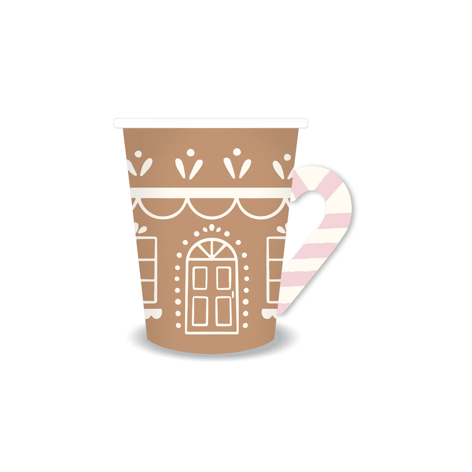 GINGERBREAD HOUSE CUPS