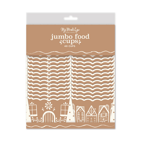 GINGERBREAD JUMBO FOOD CUPS - Ships Mid-November