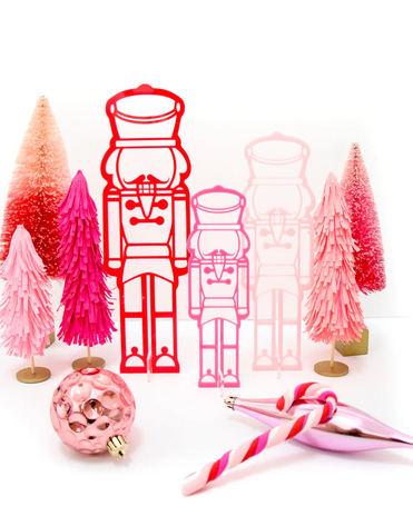 Acrylic Nutcracker Set of 3 (Choose your Colorway)