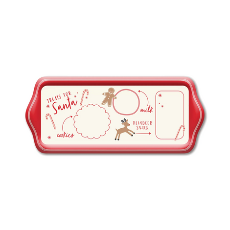 BEC1030 - BELIEVE SANTA COOKIE MINI MELAMINE TRAY