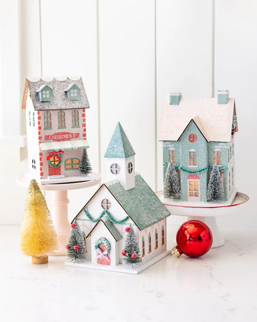 VIL1051 - VILLAGE CHRISTMAS PAPER BAKERY DECORATION