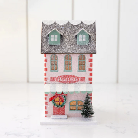 VIL1051 - VILLAGE CHRISTMAS PAPER BAKERY DECORATION