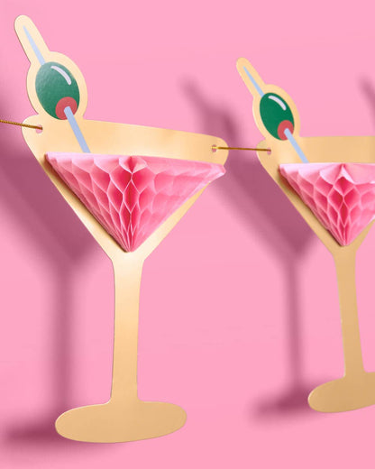 Martini Banner | Tini BIt 3D paper banner